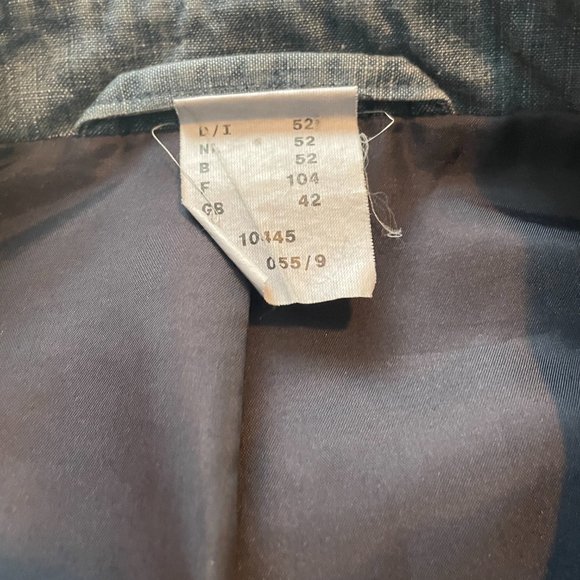 Handcrafted Men's Tyrol Loden Trachten Jacket Denim German Bavarian XL - Picture 2 of 8